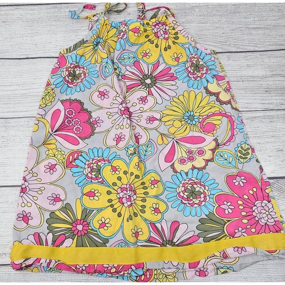 Hanna Anderssen Girls 2T Colorful Ribbon Accented Floral Dress &‎ Bummie - Picture 5 of 6